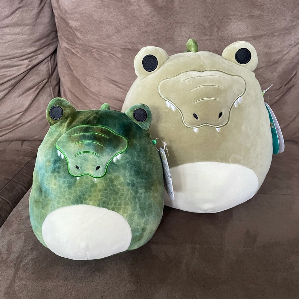 Squishmallows 11” Ham and 8” Archer